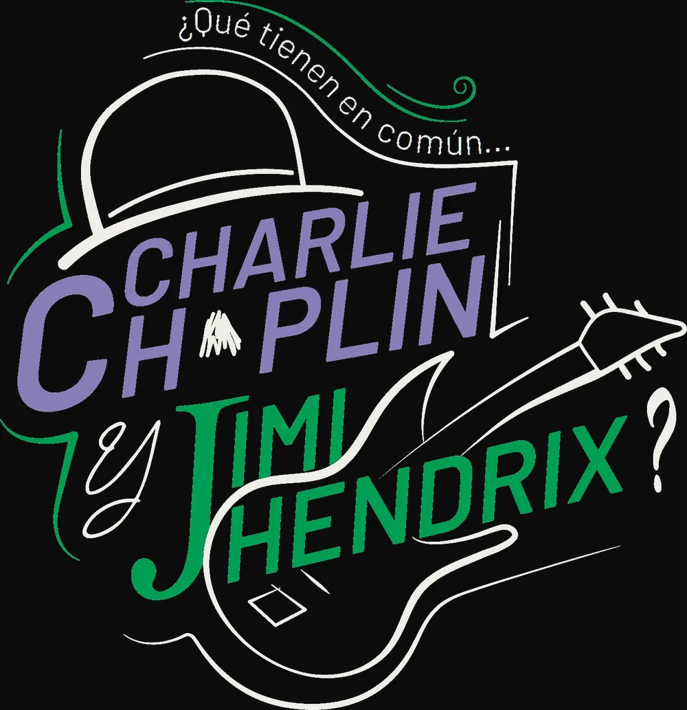 Ilustración: ¿Qué tienen en común Charlie Chaplin y Jimi Hendrix?